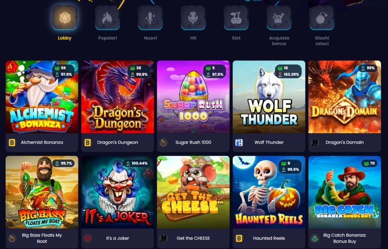 SlotsGem Casino Games